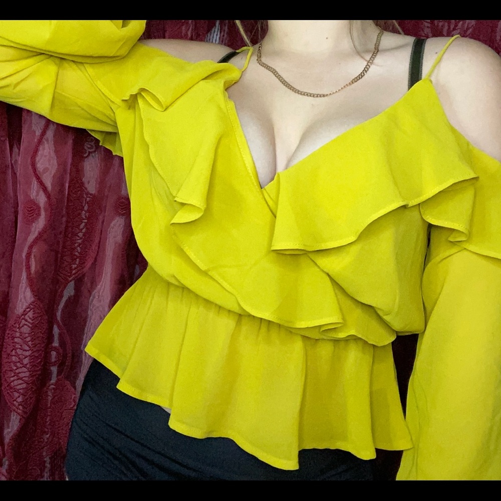 Yellow blouse
